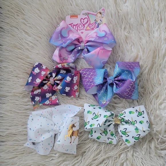 JoJo Siwa Accessories Jojo Bows Plus Two Bonus Off Brand Big